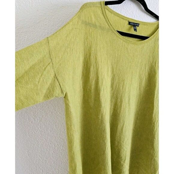 Eileen Fisher Pullover Sweater Knit Wool Blend Size Large Boxy Fit - Picture 4 of 9